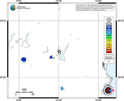 Mappa EMS - territori località