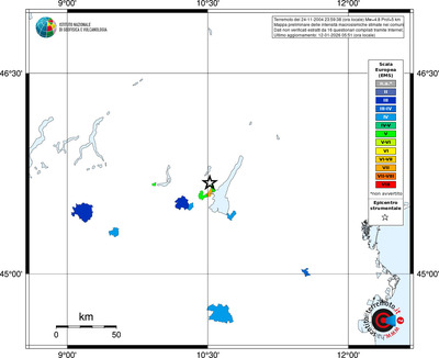 Mappa EMS - territori comuni