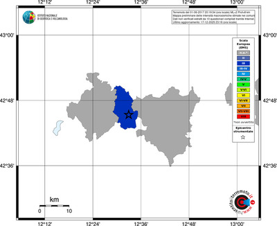 Mappa EMS - territori comuni
