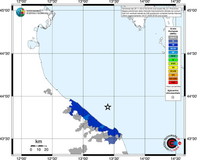Mappa EMS - territori comuni