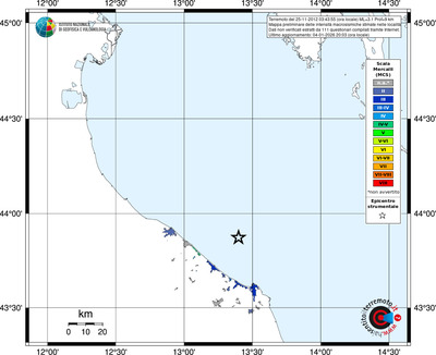 Mappa MCS - territori località