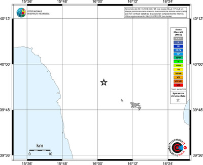 Mappa MCS - territori località