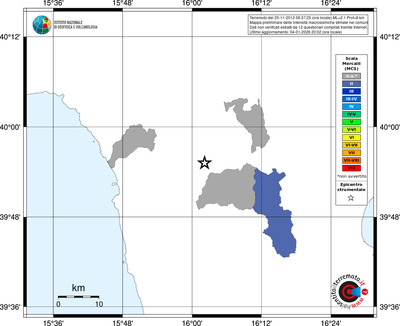 Mappa MCS - territori comuni