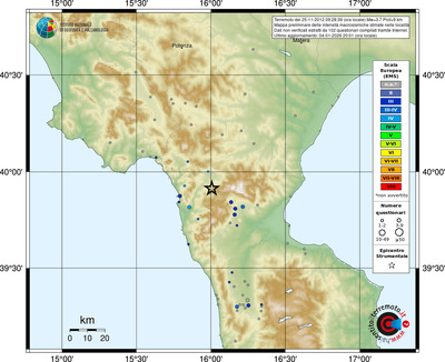 Mappa EMS - località