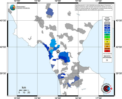 Mappa MCS - territori comuni
