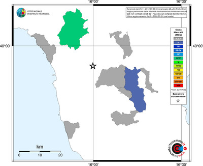 Mappa MCS - territori comuni