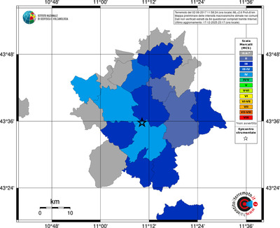 Mappa MCS - territori comuni