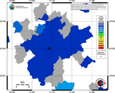 Mappa EMS - territori comuni