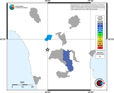 Mappa MCS - territori comuni