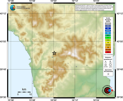 Mappa EMS - località