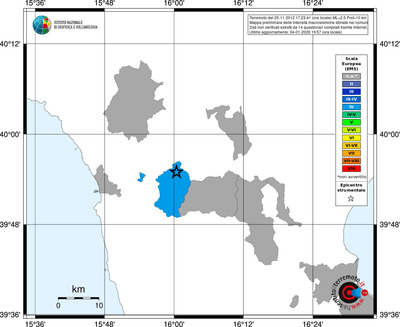 Mappa EMS - territori comuni