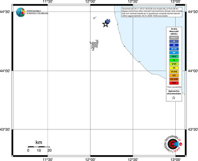 Mappa MCS - territori località
