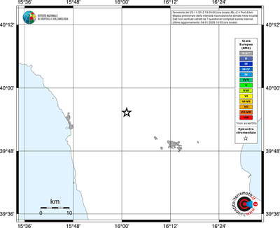 Mappa EMS - territori località