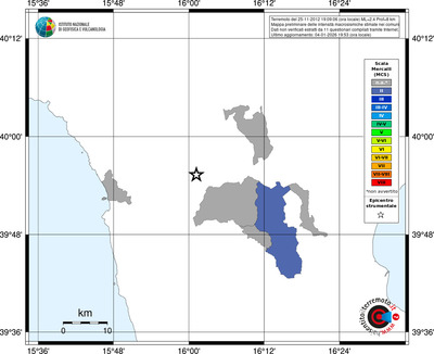 Mappa MCS - territori comuni