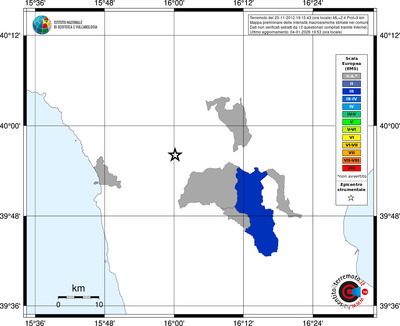 Mappa EMS - territori comuni