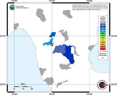 Mappa MCS - territori comuni