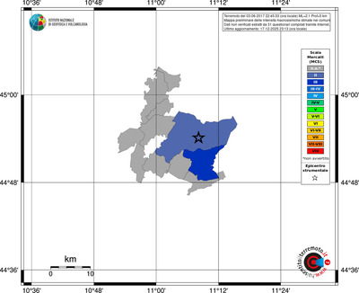Mappa MCS - territori comuni
