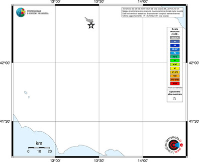 Mappa MCS - territori località