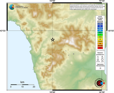 Mappa EMS - località