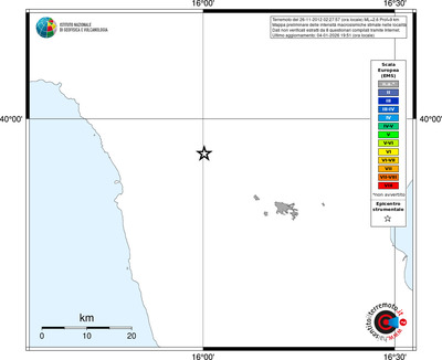 Mappa EMS - territori località