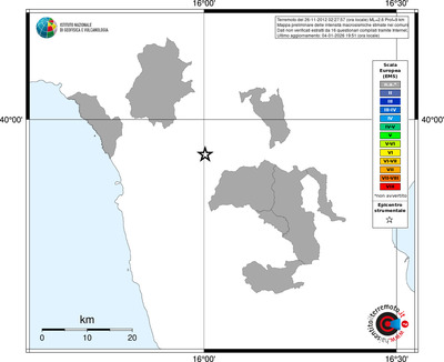Mappa EMS - territori comuni