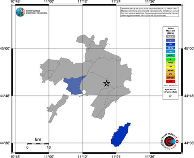 Mappa MCS - territori comuni