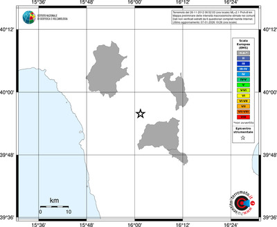 Mappa EMS - territori comuni