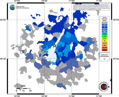 Mappa MCS - territori comuni