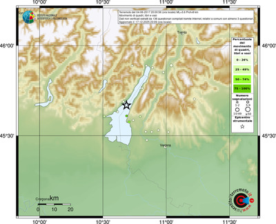 Mappa comuni con almeno 3 questionari