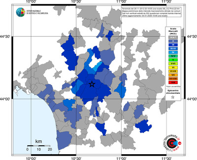 Mappa MCS - territori comuni