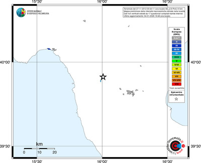 Mappa EMS - territori località
