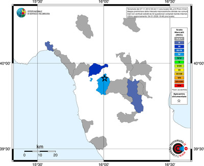 Mappa MCS - territori comuni