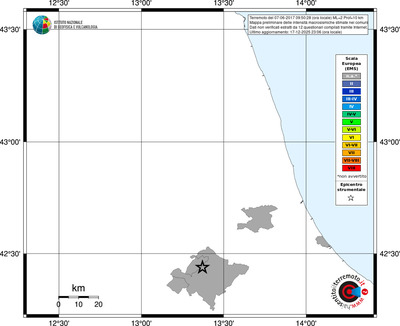 Mappa EMS - territori comuni