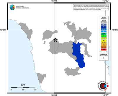 Mappa EMS - territori comuni