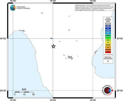 Mappa EMS - territori località