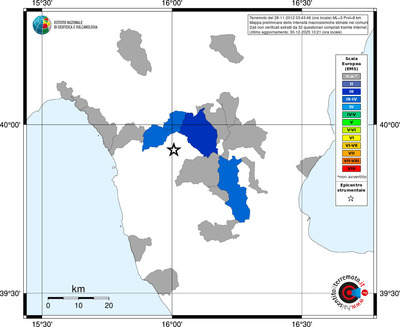 Mappa EMS - territori comuni