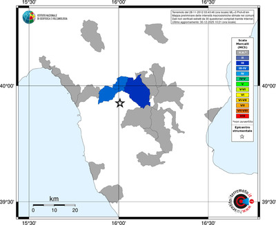 Mappa MCS - territori comuni