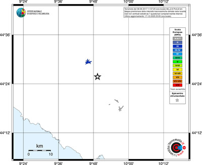 Mappa EMS - territori località
