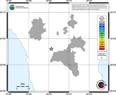 Mappa MCS - territori comuni