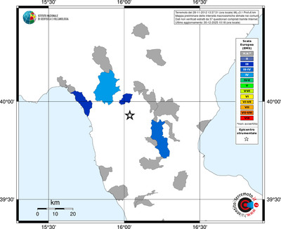 Mappa EMS - territori comuni