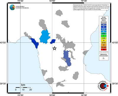 Mappa MCS - territori comuni