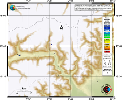 Mappa EMS - località