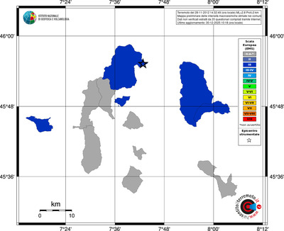 Mappa EMS - territori comuni