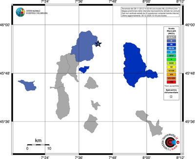 Mappa MCS - territori comuni