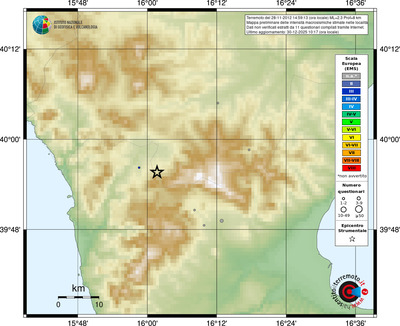 Mappa EMS - località
