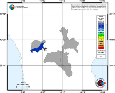 Mappa EMS - territori comuni