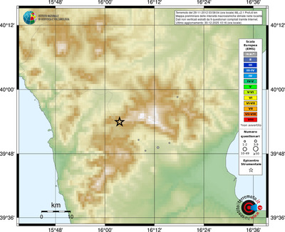Mappa EMS - località