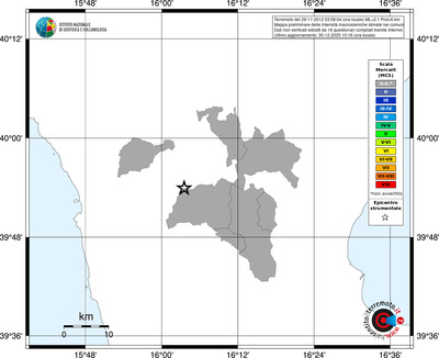 Mappa MCS - territori comuni