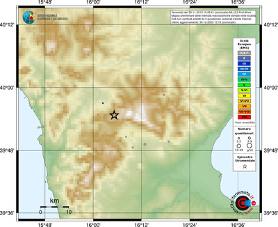 Mappa EMS - località