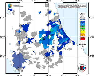 Mappa EMS - territori comuni